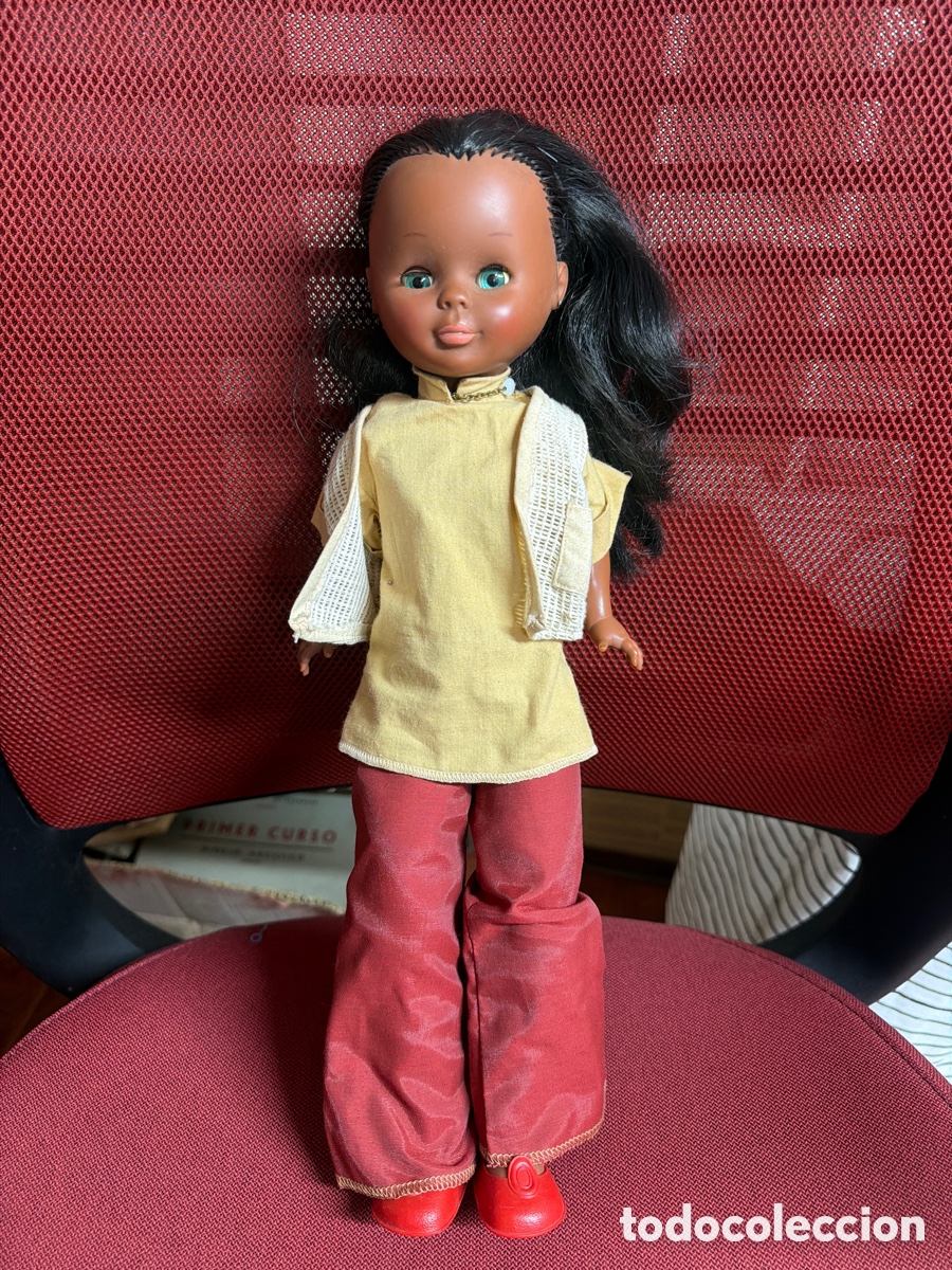 Mu&ntilde;ecas Nancy y Lucas: MU&Ntilde;ECA NANCY NEGRA A&Ntilde;OS 70 ORIGINAL - Foto 1