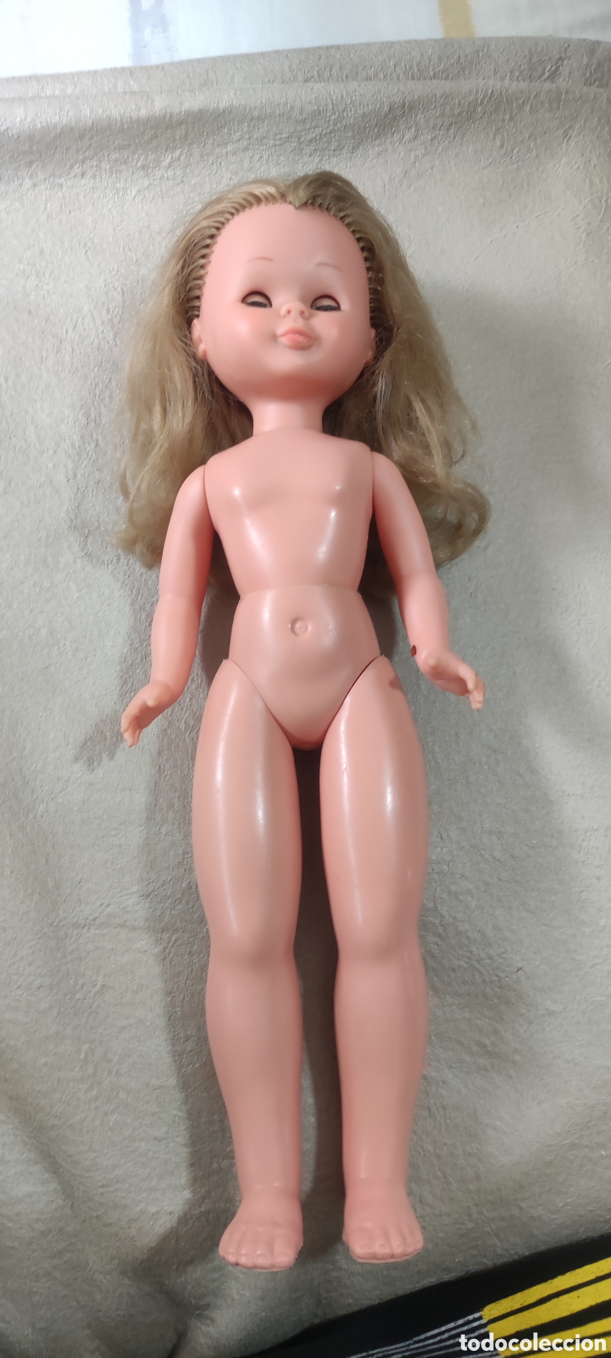 Mu&ntilde;ecas Nancy y Lucas: Mu&ntilde;eca Nancy Articulada Ojos margarita azules