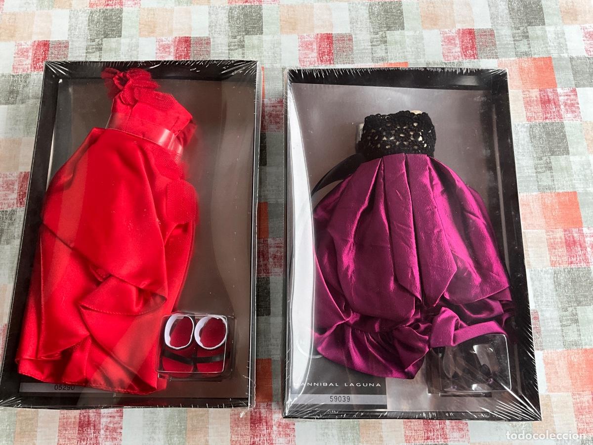 Mu&ntilde;ecas Nancy y Lucas: LOTE DE DOS VESTIDOS DE MU&Ntilde;ECA NANCY-COLECCION GRANDES DISE&Ntilde;ADORES-NUEVOS EN CAJA SIN ESTRENAR -L 1