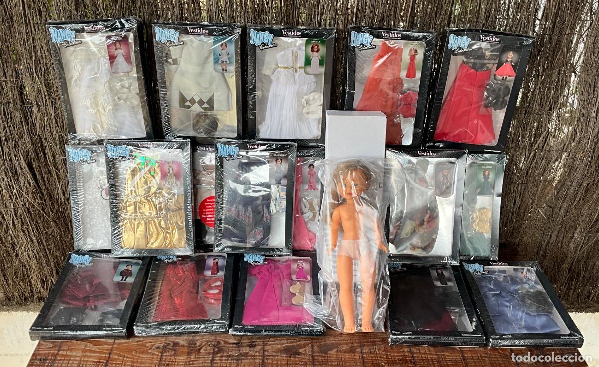 Mu&ntilde;ecas Nancy y Lucas: COLECCION NANCY - 18 VESTIDOS COLECCION GRANDES DISE&Ntilde;ADORES - Y MU&Ntilde;ECA NANCY- NUEVO A ESTRENAR - L/1