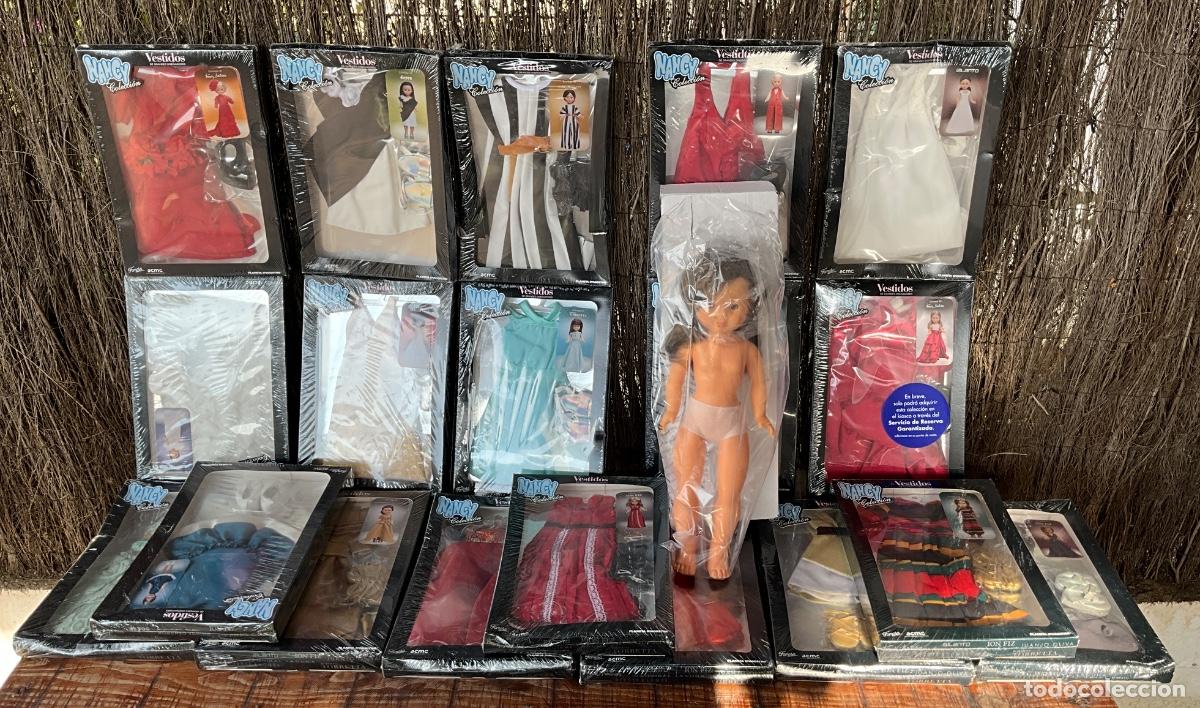 Mu&ntilde;ecas Nancy y Lucas: COLECCION NANCY - 19 VESTIDOS COLECCION GRANDES DISE&Ntilde;ADORES - Y MU&Ntilde;ECA NANCY- NUEVO A ESTRENAR - L/2