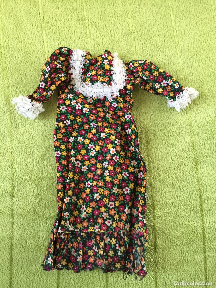 Mu&ntilde;ecas Nancy y Lucas: VESTIDO MAXI ORIGINAL DE MU&Ntilde;ECA NANCY DE LOS 70 - Foto 4