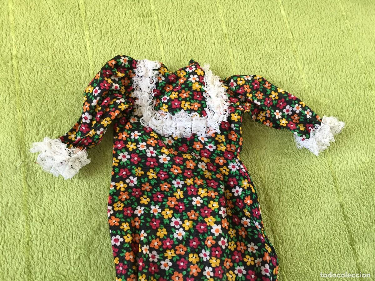 Mu&ntilde;ecas Nancy y Lucas: VESTIDO MAXI ORIGINAL DE MU&Ntilde;ECA NANCY DE LOS 70 - Foto 5