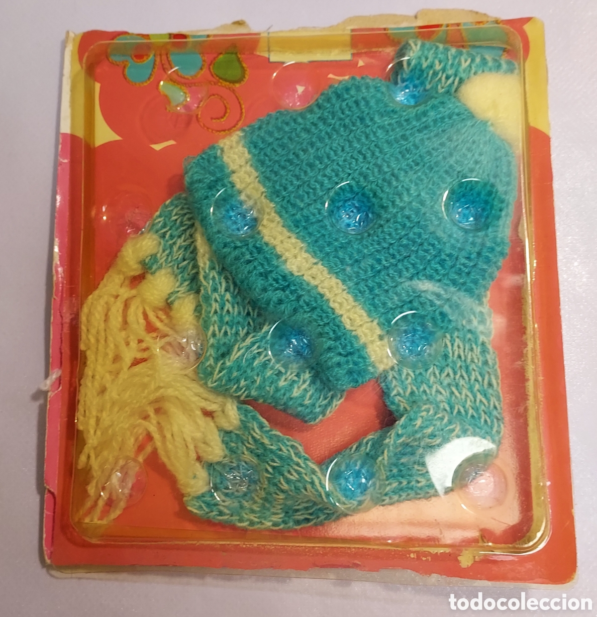 Mu&ntilde;ecas Nancy y Lucas: Gorro y bufanda Nancy a&ntilde;os 70