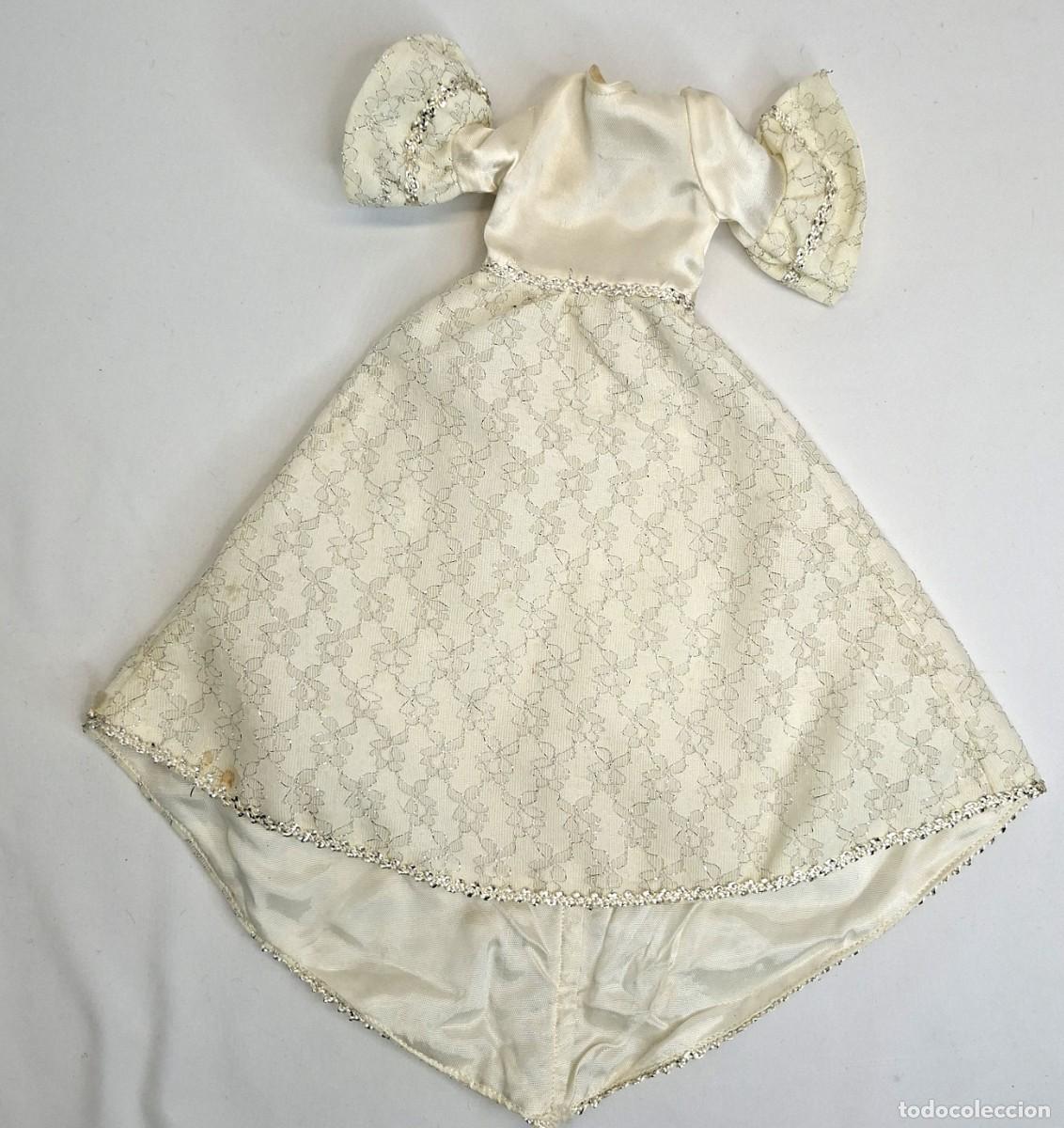 Mu&ntilde;ecas Nancy y Lucas: VESTIDO NOVIA MU&Ntilde;ECA NANCY DE FAMOSA,VERSI&Oacute;N HILO PLATEADO , A&Ntilde;OS 70.