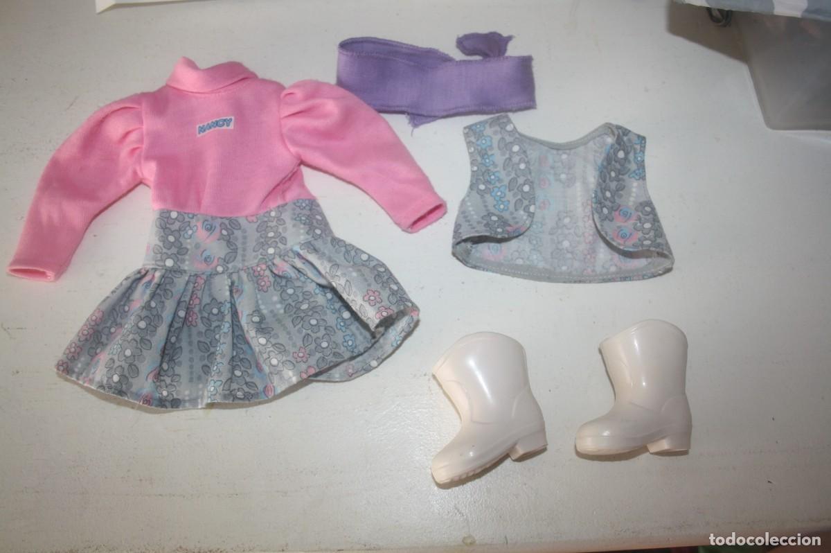 Mu&ntilde;ecas Nancy y Lucas: Conjunto Nancy Beauty A&ntilde;os 80