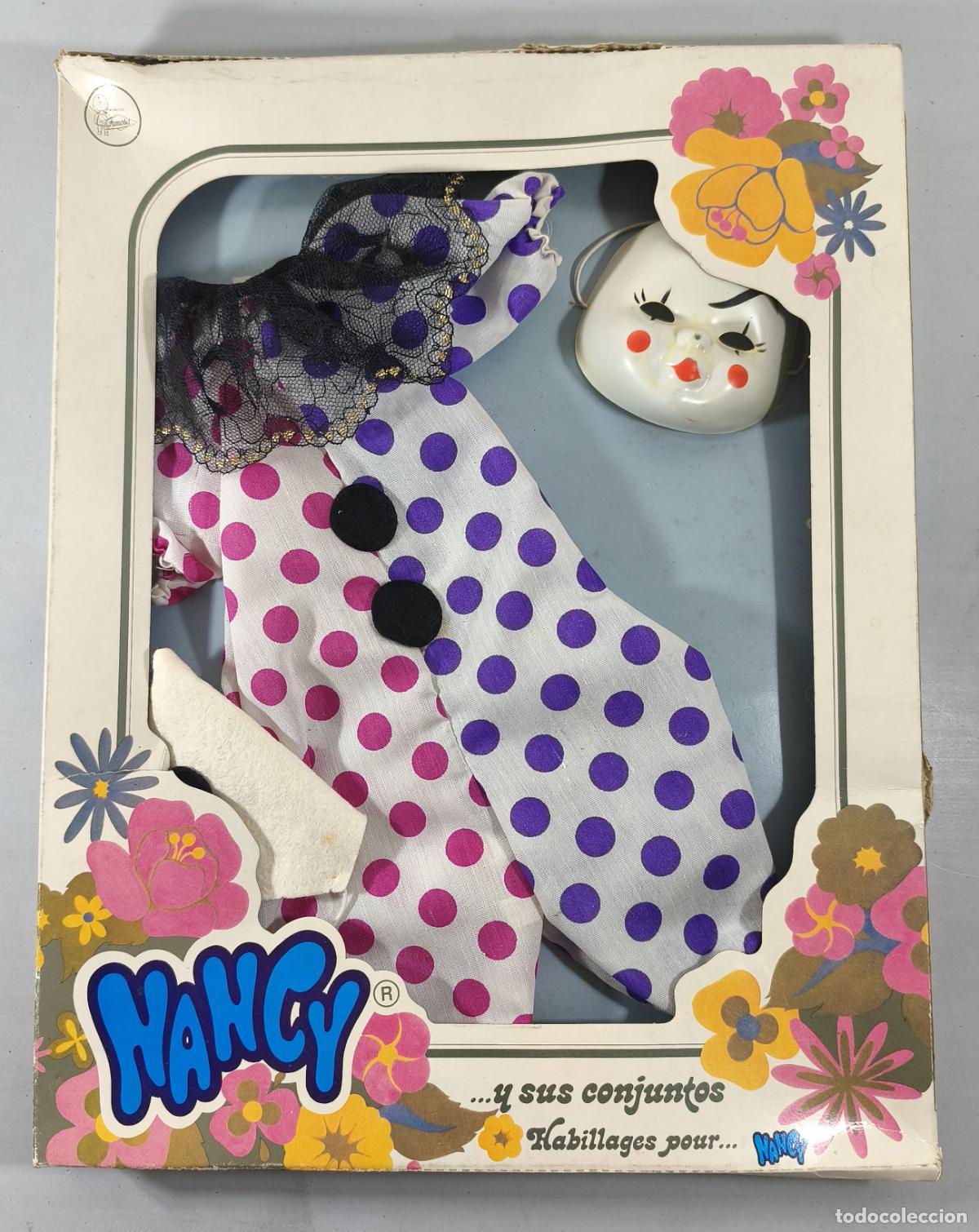 Mu&ntilde;ecas Nancy y Lucas: CONJUNTO NANCY PIERROT, ARLEQUIN, REF 80022, EN CAJA. CC - Foto 1