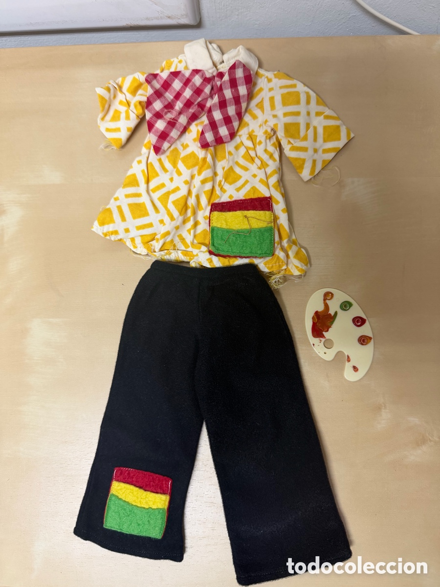 Mu&ntilde;ecas Nancy y Lucas: CONJUNTO VESTIDO NANCY PINTORA ORIGINAL - Foto 1