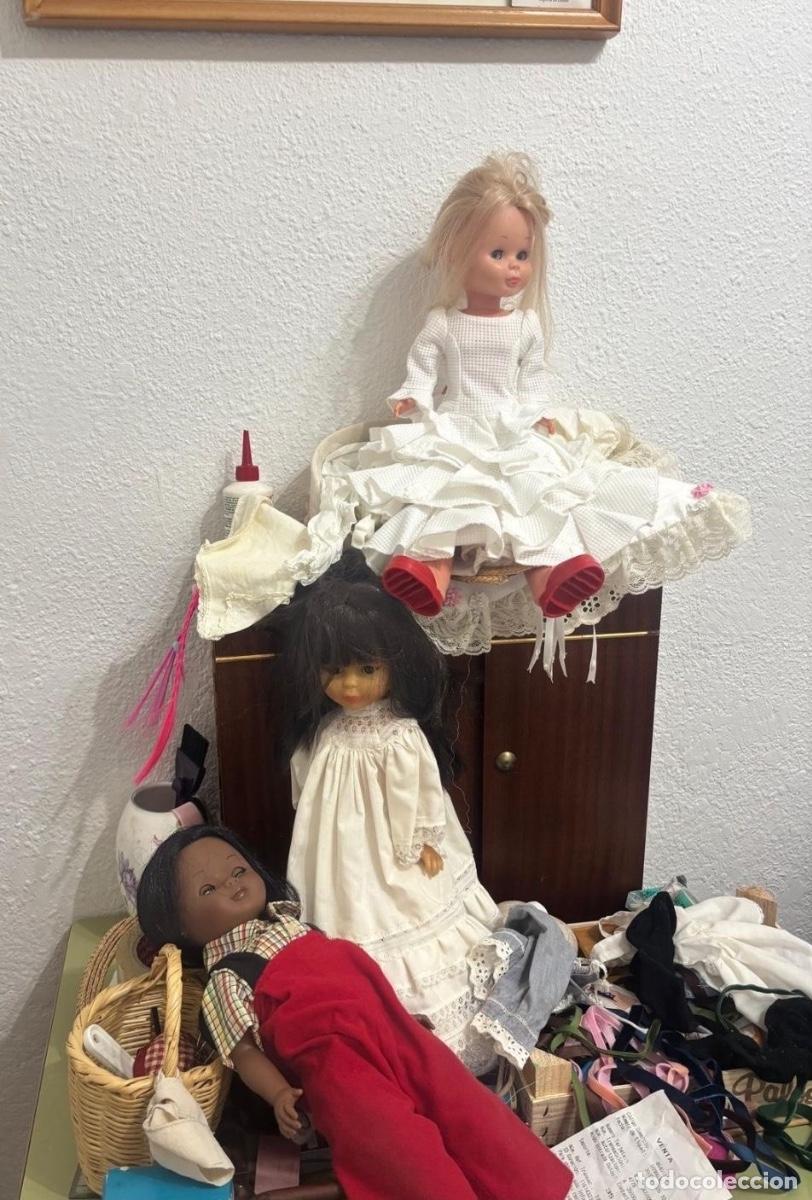Mu&ntilde;ecas Nancy y Lucas: Mu&ntilde;eca Nancy negrita antigua