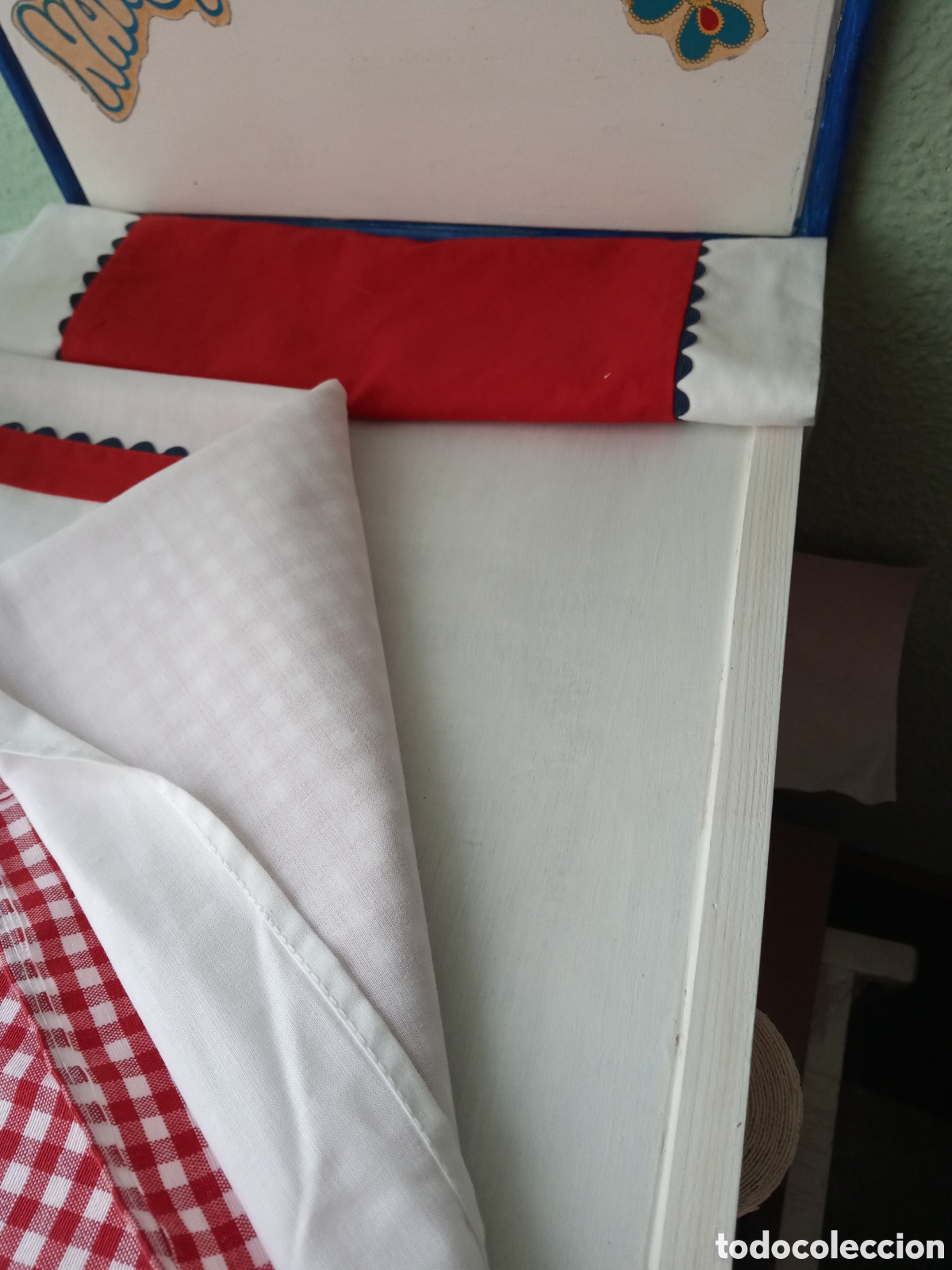 Mu&ntilde;ecas Nancy y Lucas: Cama original del dormitorio de Nancy a&ntilde;os 70 - Foto 3