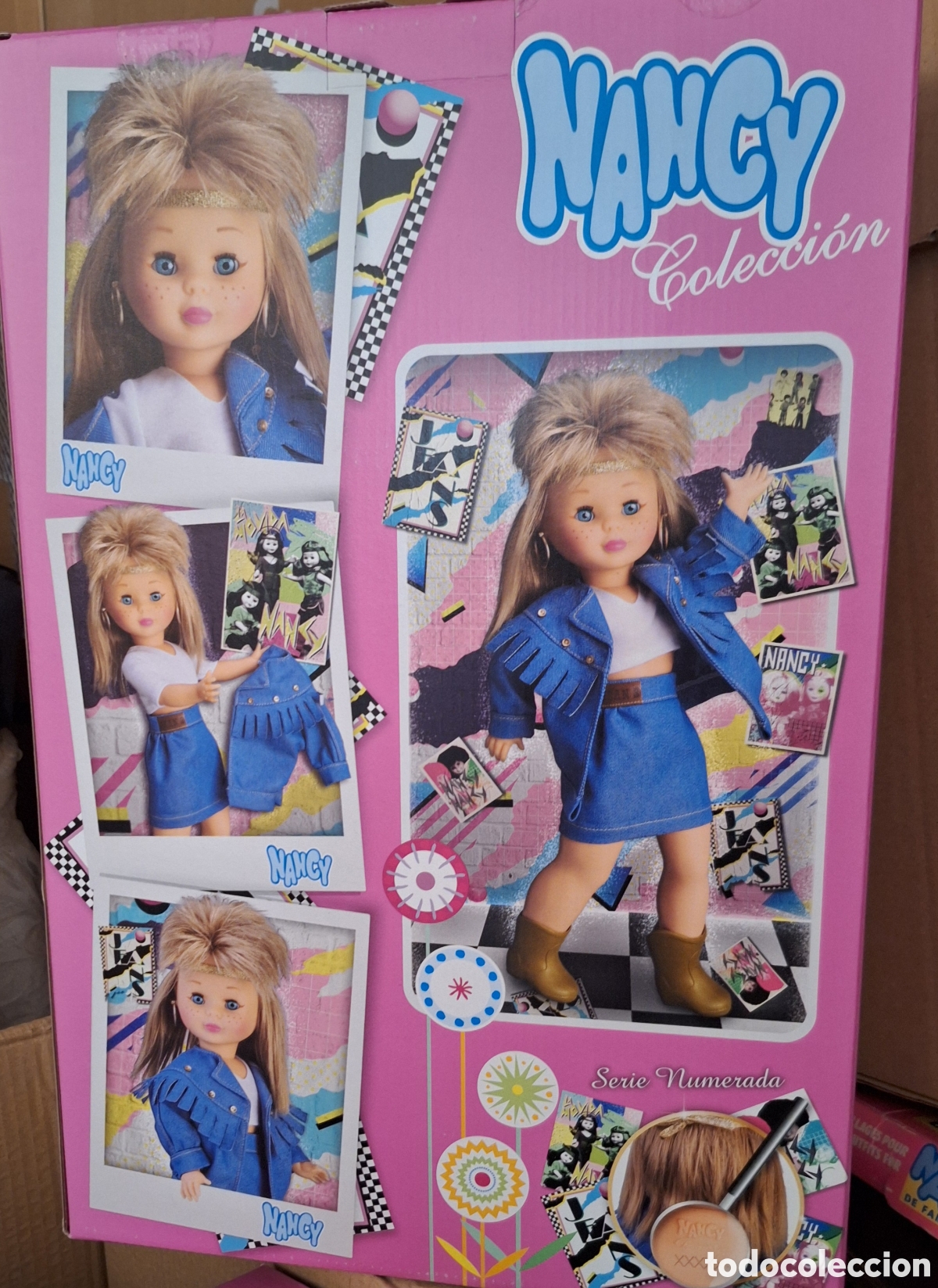 Mu&ntilde;ecas Nancy y Lucas: Caja de mu&ntilde;ecas nancy Jeans