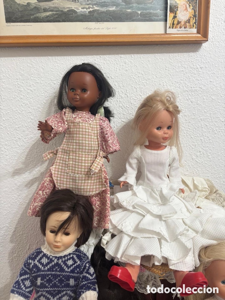 Mu&ntilde;ecas Nancy y Lucas: Mu&ntilde;eca Nancy negrita antigua