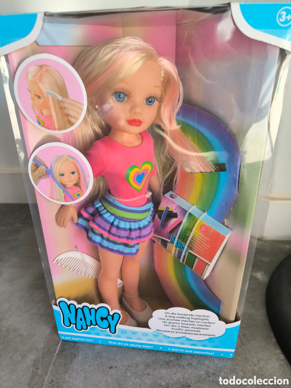 Mu&ntilde;ecas Nancy y Lucas: Nancy un d&iacute;a de mechas. - Foto 1