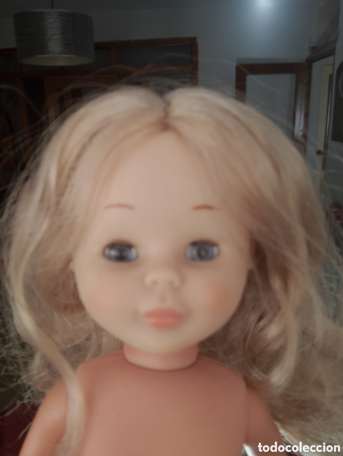 Mu&ntilde;ecas Nancy y Lucas: Nancy mu&ntilde;eca a&ntilde;os 70 rubia ojos azules. Vestidos.