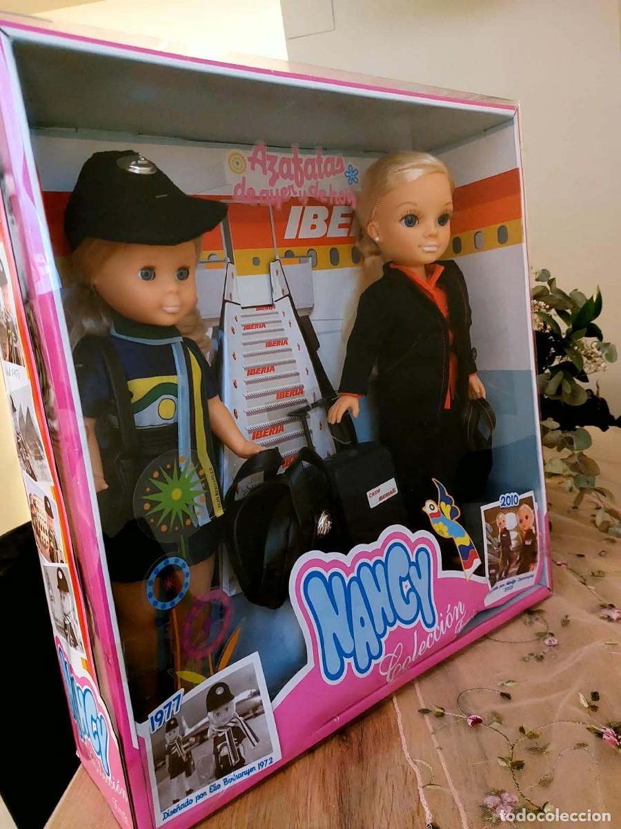 Mu&ntilde;ecas Nancy y Lucas: PACK NANCY AZAFATA DE AYER Y HOY EN SU CAJA - Foto 1