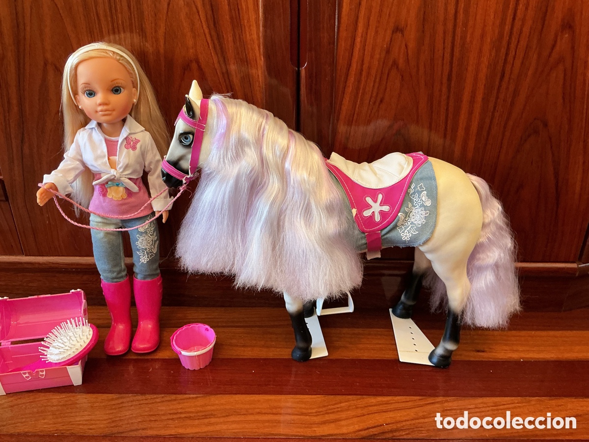 Mu&ntilde;ecas Nancy y Lucas: Nancy y su caballo Estrella con accesorios - Foto 3