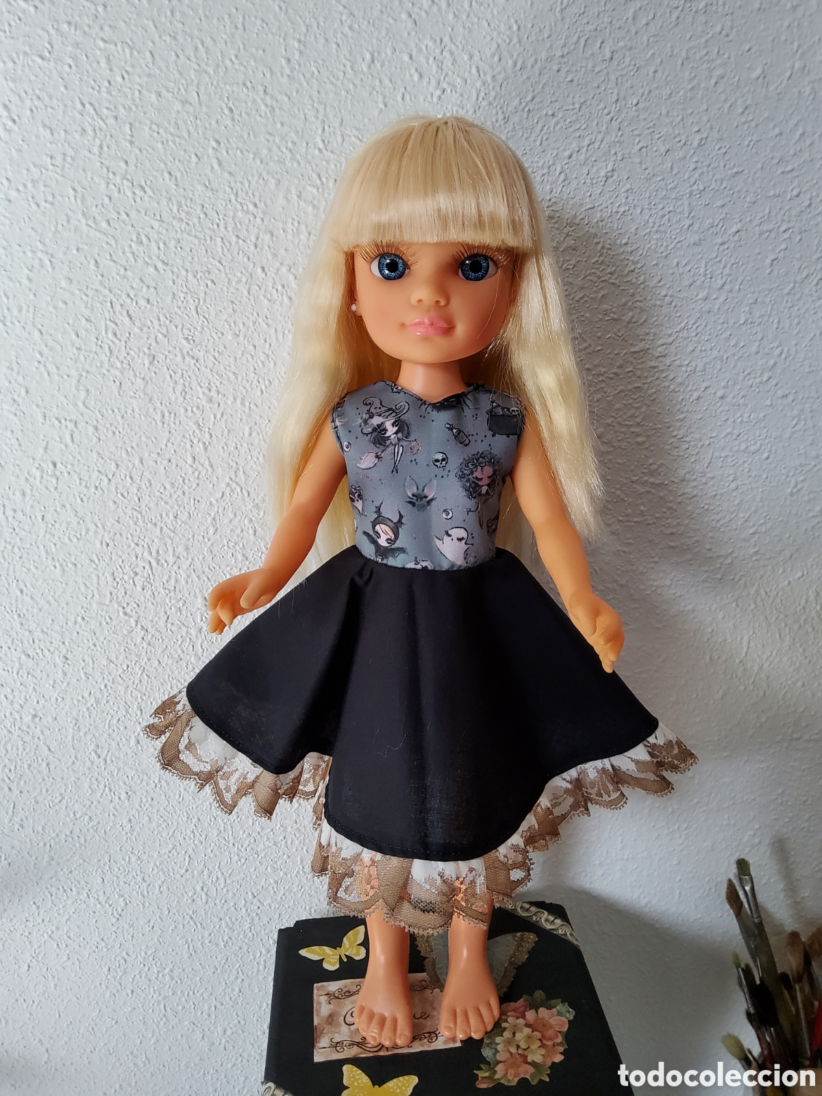 Mu&ntilde;ecas Nancy y Lucas: Vestido mu&ntilde;eca Nancy hallowen - Foto 1