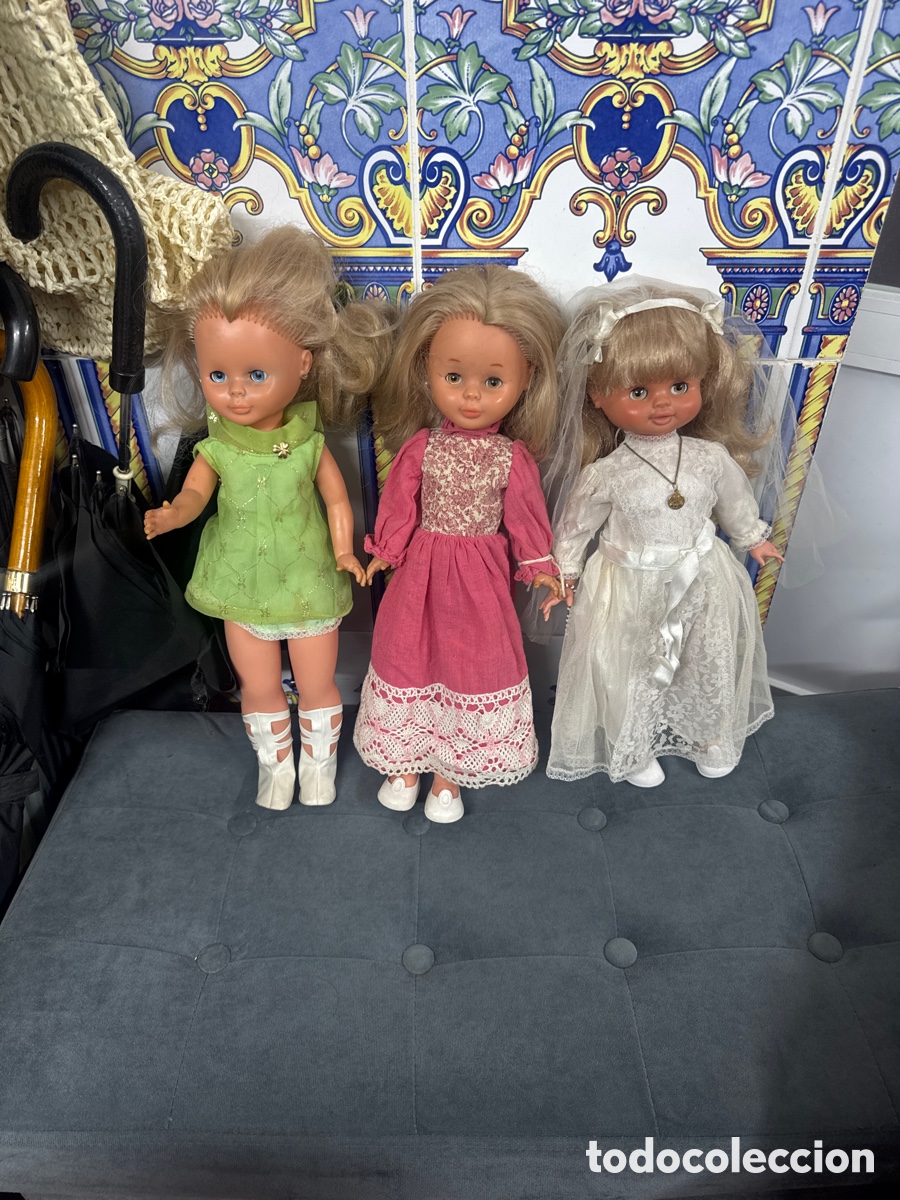 Mu&ntilde;ecas Nancy y Lucas: Lote De, tres Munecas, Nancy de Famosa