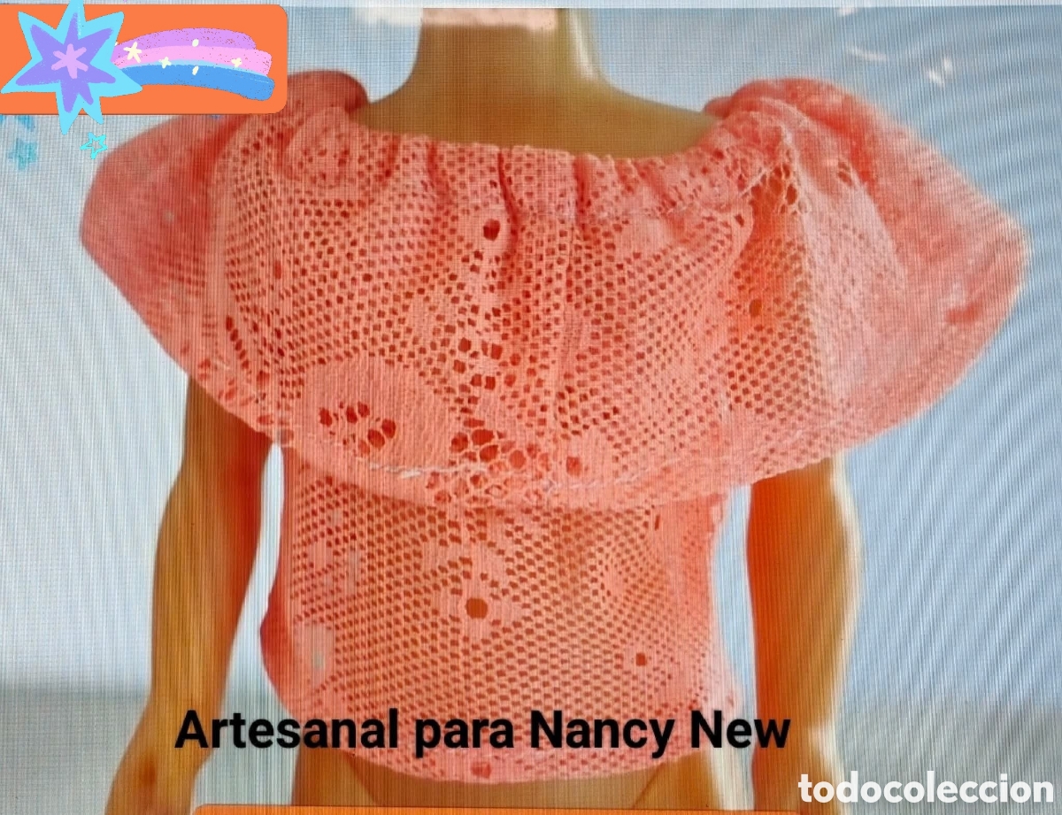 Mu&ntilde;ecas Nancy y Lucas: :::: TC02 - BLUSITA ARTESANAL PARA NANCY