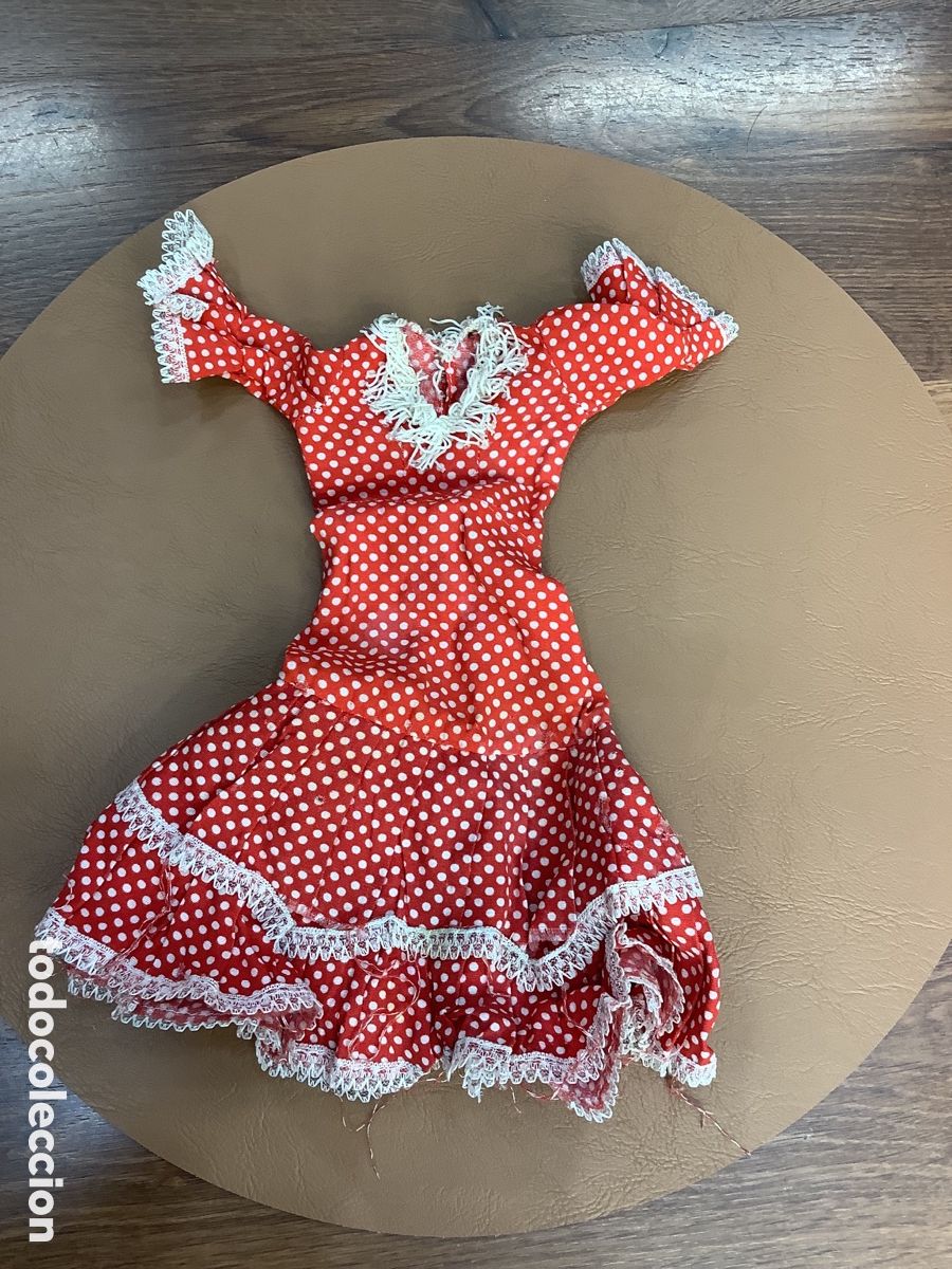 Mu&ntilde;ecas Nancy y Lucas: VESTIDO FLAMENCA PARA NANCY A&Ntilde;OS 70