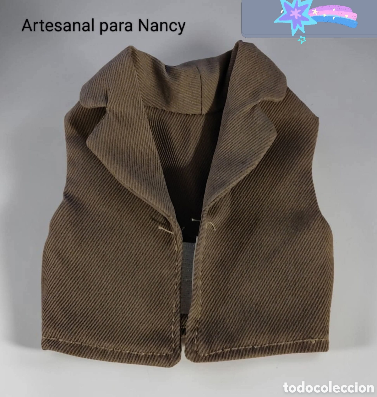 Mu&ntilde;ecas Nancy y Lucas: :::: EN39 - CHALECO ARTESANAL PARA NANCY - Foto 1