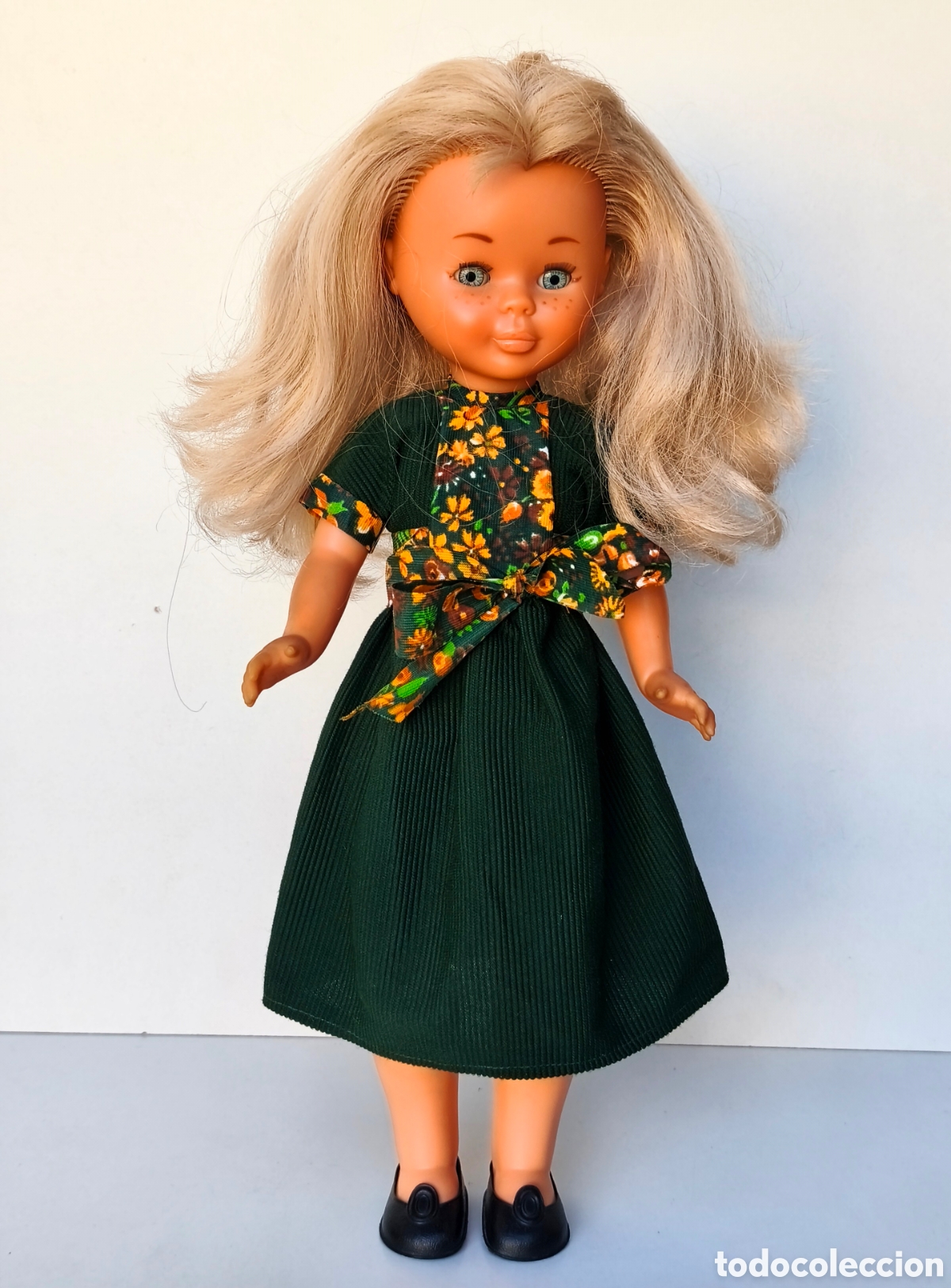 Mu&ntilde;ecas Nancy y Lucas: FAMOSA NANCY CONJUNTO DE PANA A&Ntilde;OS 70 RUBIA