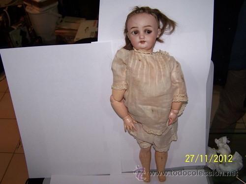 Mu&ntilde;ecas porcelana: Simon  Halbig mu&ntilde;eca antigua  rara - Foto 1