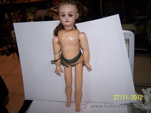 Mu&ntilde;ecas porcelana: Simon  Halbig mu&ntilde;eca antigua  rara - Foto 2