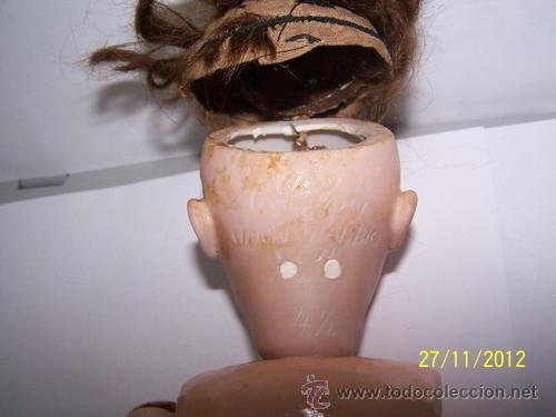 Mu&ntilde;ecas porcelana: Simon  Halbig mu&ntilde;eca antigua  rara - Foto 3