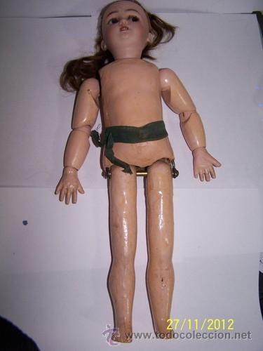 Mu&ntilde;ecas porcelana: Simon  Halbig mu&ntilde;eca antigua  rara - Foto 9