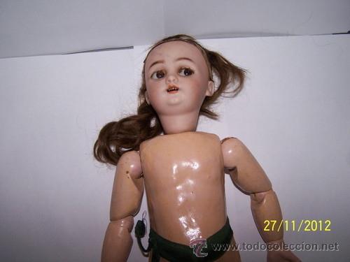 Mu&ntilde;ecas porcelana: Simon  Halbig mu&ntilde;eca antigua  rara - Foto 11