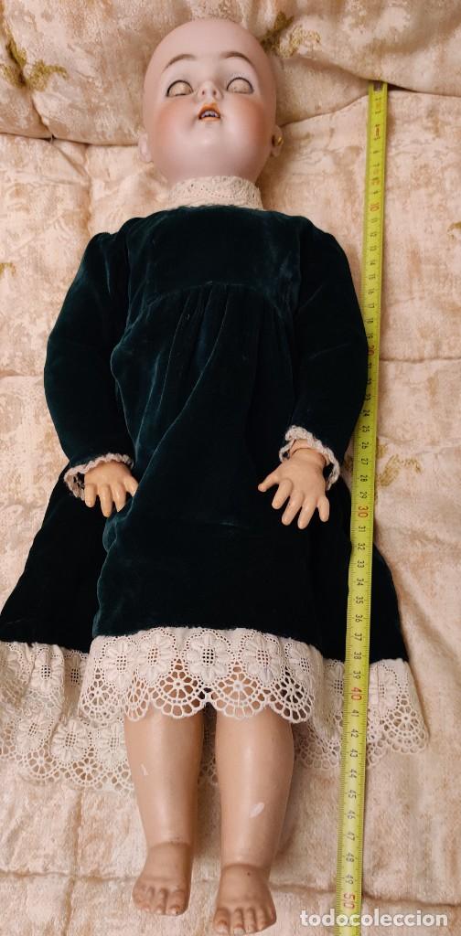 Muñecas Porcelana: Muñeca Simon & Halbig KR & Reinhardt Nº 53 con cabeza de porcelana y cuerpo de composición - Foto 6 - 302484248
