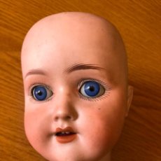 Bambole Porcellana: ANTIGUA CABEZA MUÑECA DE PORCELANA, OJOS DURMIENTES - GERMANY. Lote 348258378