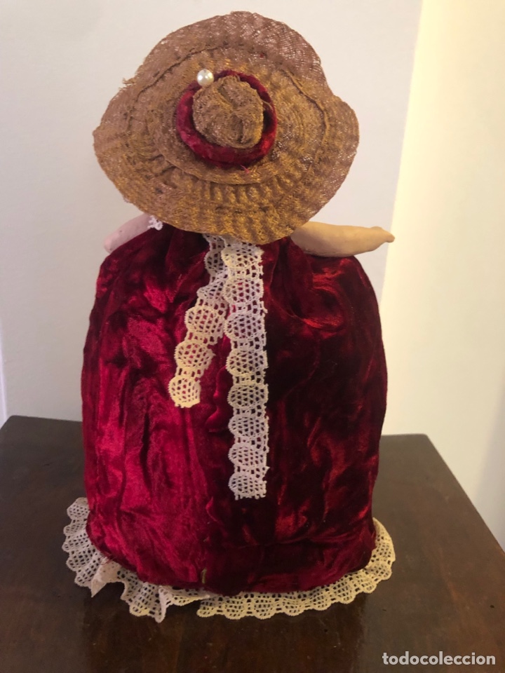 Mu&ntilde;ecas porcelana: Antigua mu&ntilde;eca con cabeza de biscuit - Foto 3