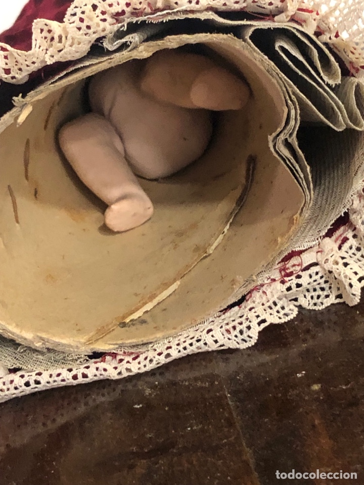 Mu&ntilde;ecas porcelana: Antigua mu&ntilde;eca con cabeza de biscuit - Foto 7