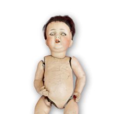Muñecas Porcelana: MUÑECA ALEMANA O FRANCESA. MADERA Y BISCUIT. SIGLOS XIX - XX