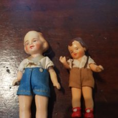Bambole Porcellana: PAREJA DE MUÑECOS PEQUEÑOS PORCELANA AÑOS 40 50 ALEMANES