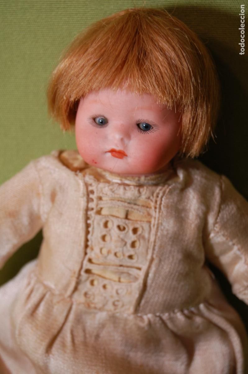 Mu&ntilde;ecas porcelana: beb&eacute; alem&aacute;n de biscuit - Foto 1