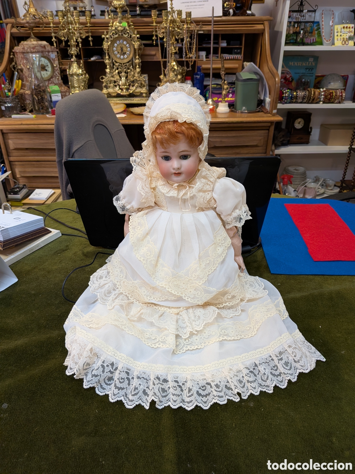 Mu&ntilde;ecas Porcelana: Mu&ntilde;eca, cabeza de porcelana DEP. REF-449/1