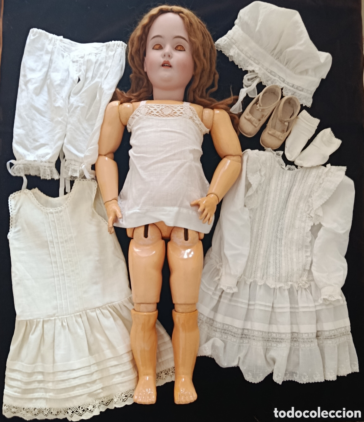 Mu&ntilde;ecas Porcelana: Espectacular mu&ntilde;eca Kestner de 90cm.