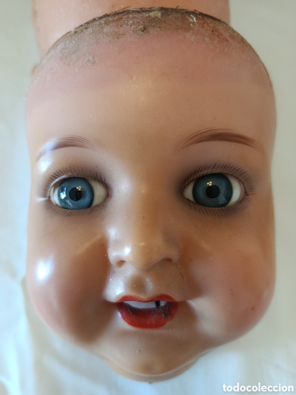 Mu&ntilde;ecas Porcelana: Precioso ojo para mu&ntilde;eca antigua
