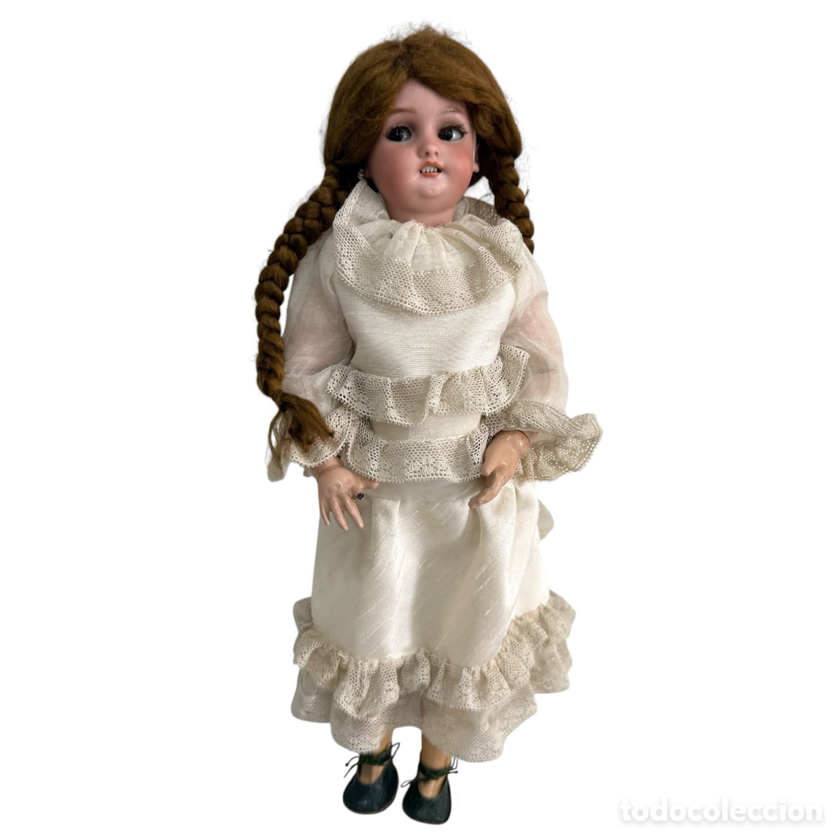 Mu&ntilde;ecas Porcelana: SIMON & HALBIG. Mu&ntilde;eca andadora Simon & Halbig con mecanismo walker S. XIX