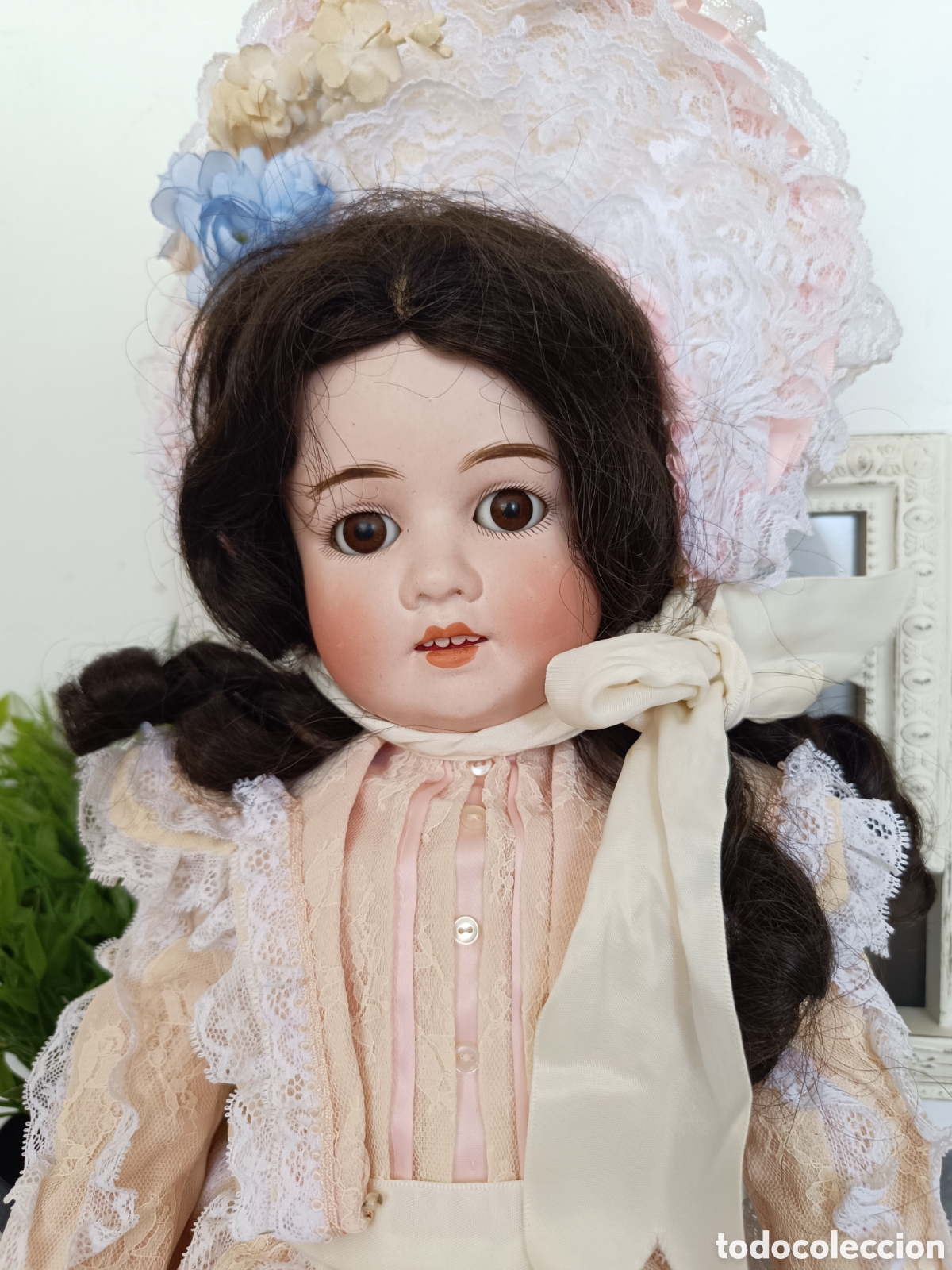 Mu&ntilde;ecas porcelana: Mu&ntilde;eca antigua alemana Simon halbig composicion