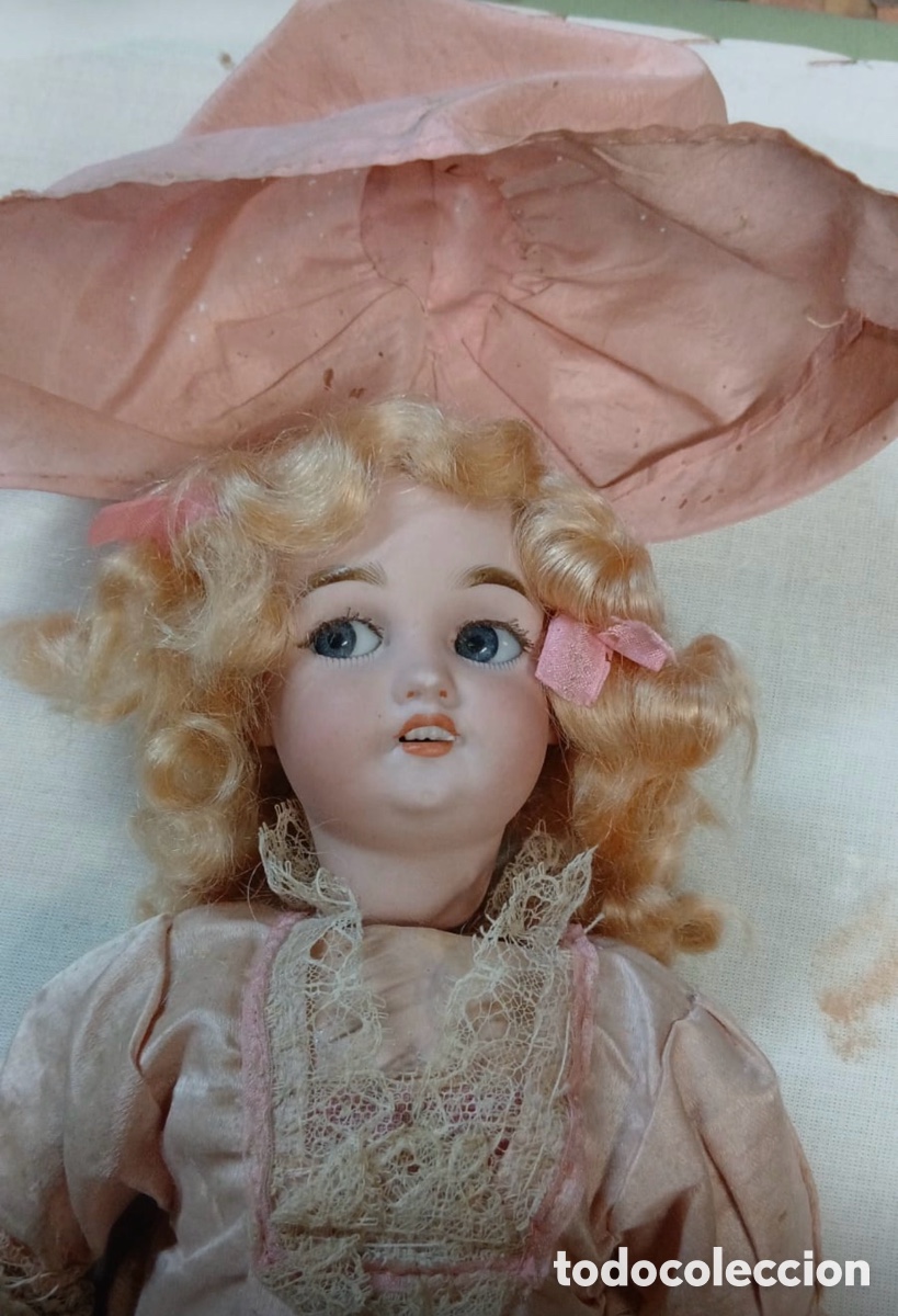 Mu&ntilde;ecas porcelana: Mu&ntilde;eca antigua alemana n4