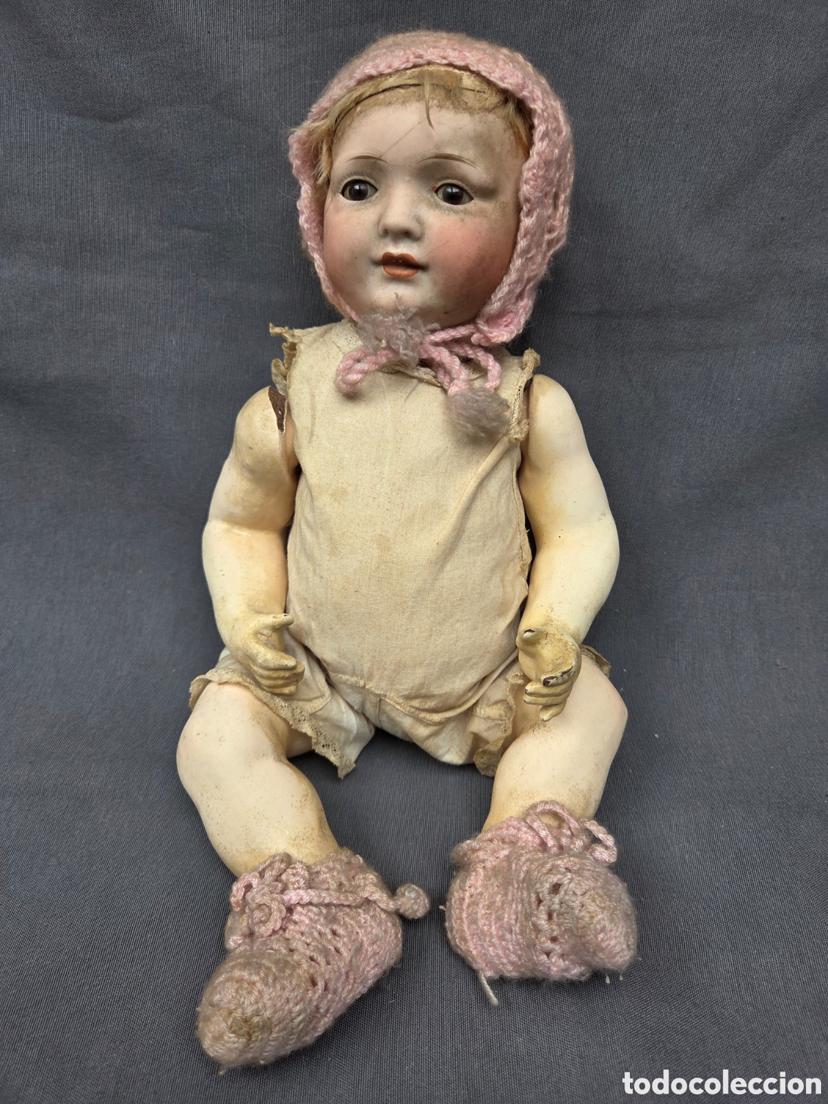 Mu&ntilde;ecas porcelana: MU&Ntilde;ECA DE PORCELANA ANTIGUA MARCA B P