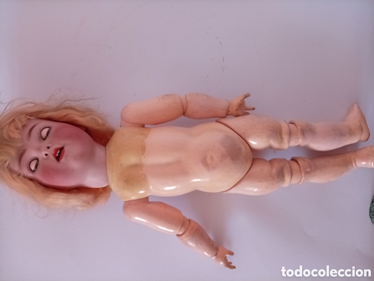 Mu&ntilde;ecas porcelana: Antigua mu&ntilde;eca Alemana