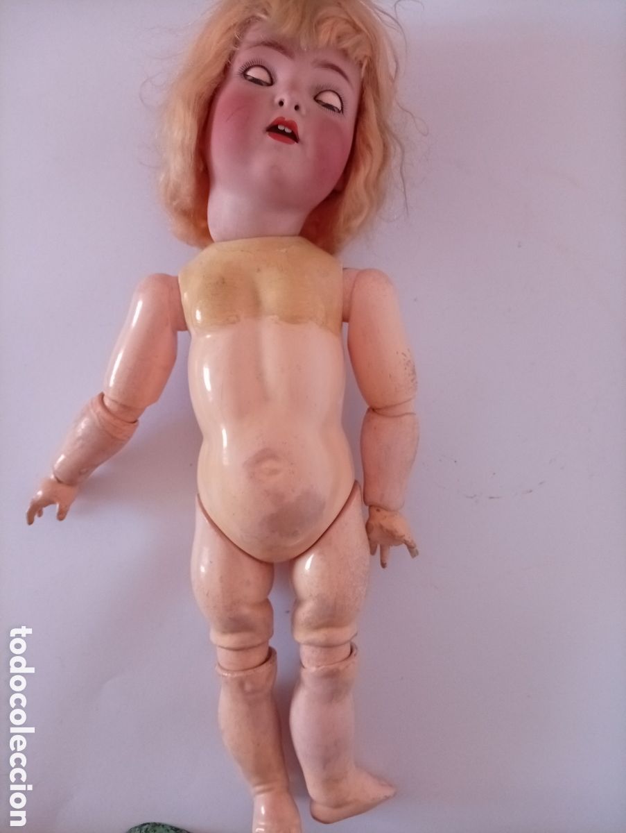 Mu&ntilde;ecas porcelana: Antigua mu&ntilde;eca Alemana