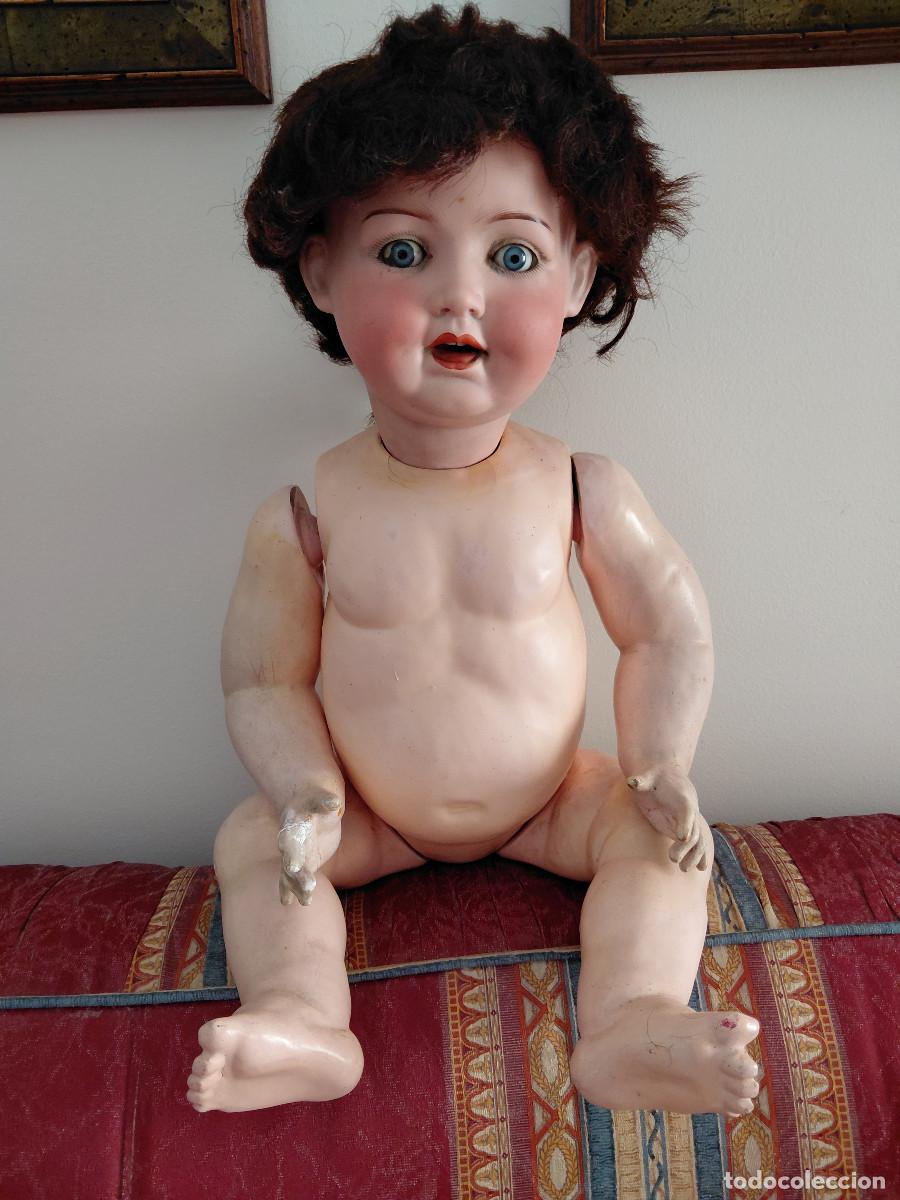 Mu&ntilde;ecas porcelana: mu&ntilde;eco PM Germany 924 PORZELLANFABRIK MENGERSGEREUTH. falta poner ojo nuevo