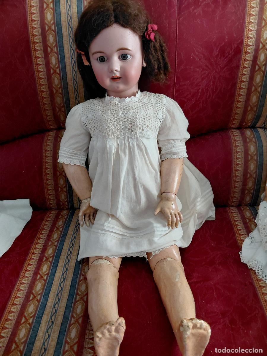 Mu&ntilde;ecas porcelana: mu&ntilde;eca marcada DEP, grande