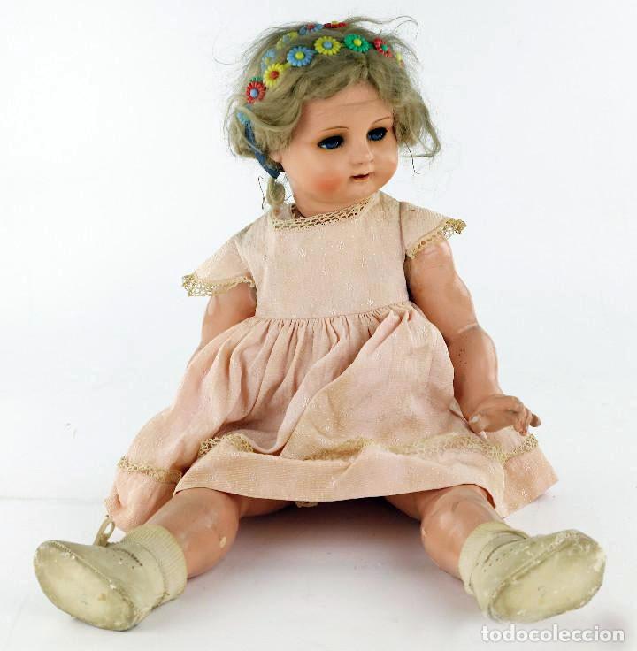 Mu&ntilde;ecas porcelana: Mu&ntilde;eca Antigua Cabeza Porcelana Alemana o Francesa